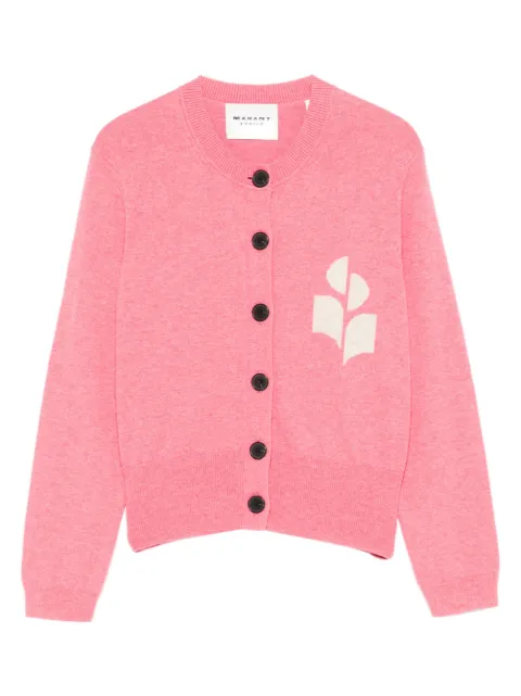 MARANT ÉTOILE Newton cardigan Pink CA0040FAA1X05E40BG