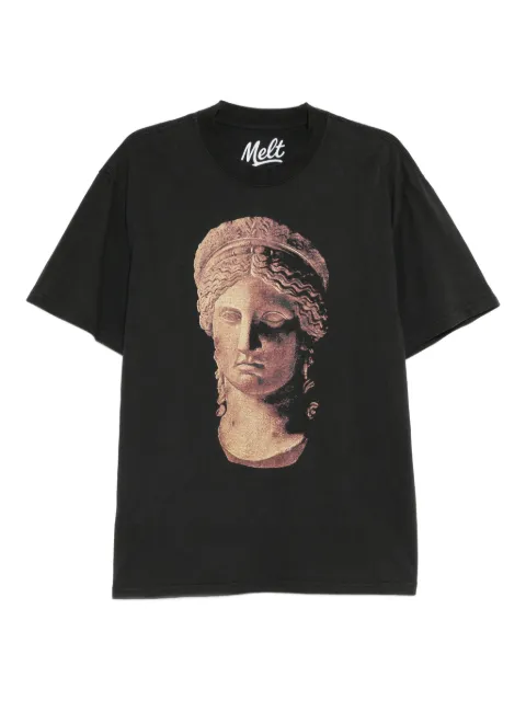 Melt graphic-print T-shirt Grey MS5119