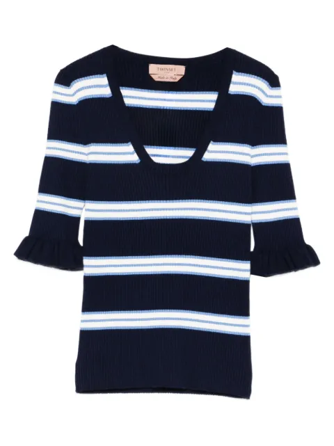 TWINSET striped top Blue 261TP324013383