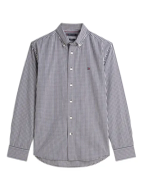 Tommy Hilfiger gingham long-sleeved shirt White MW0MW417130MD