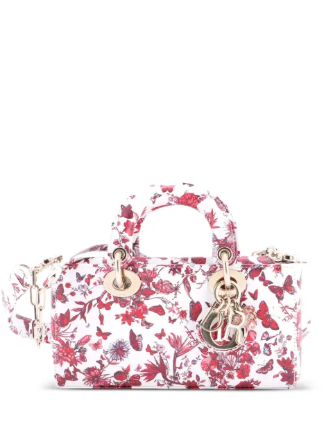 Christian Dior Pre-Owned Lady D-Joy Bag Printed Leather Small satchel Multicolour 83LZM3YNROKIMJV0
