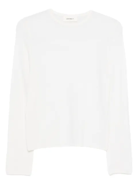 Lisa Yang ribbed sweater White 2026034IV