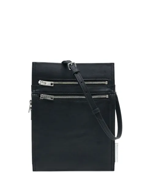 Alexander Wang Axis Crossbody Pouch in Leather Black 20126X85L001