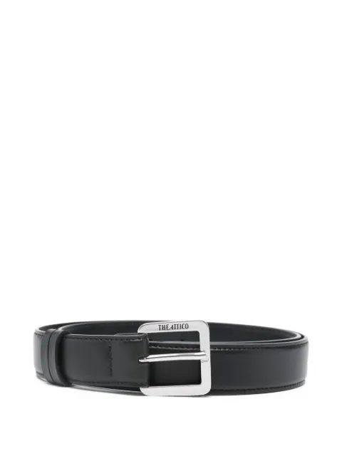The Attico logo leather belt Black 260WKE00029LBT019AA