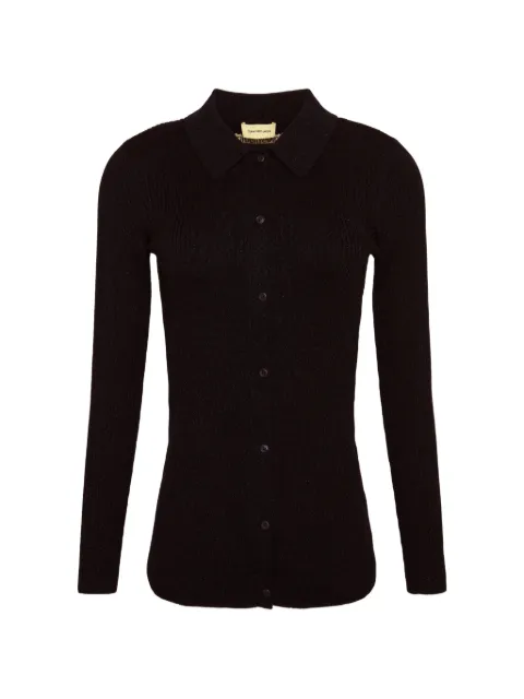 Calvin Klein buttoned collared cardigan Blue LV047E305GWFW
