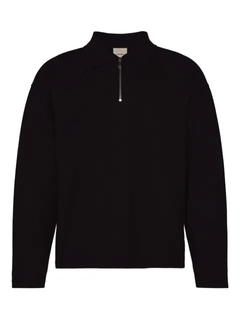 Calvin Klein long-sleeve polo shirt Black LV04LE219GUB1