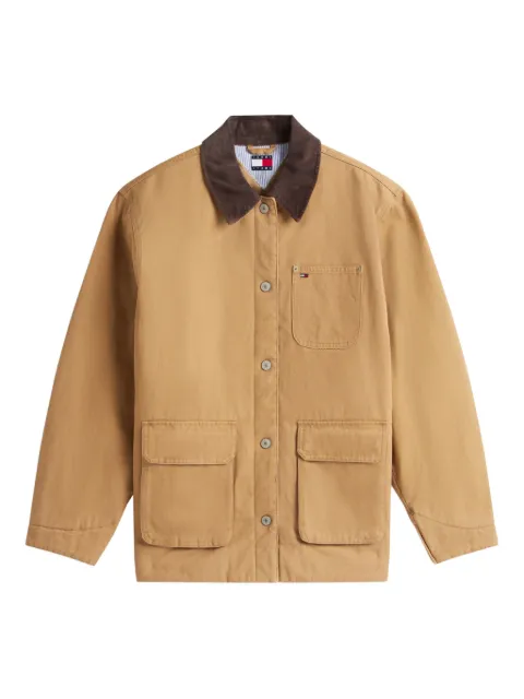 Tommy Jeans corduroy-collar jacket Neutrals DW0DW22047GV7