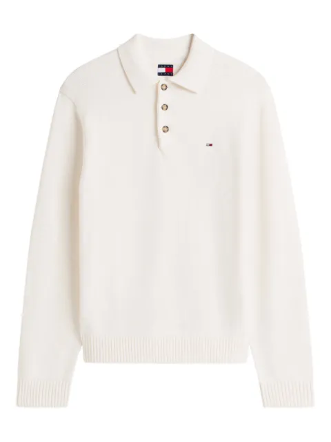 Tommy Jeans collared sweater Neutrals DM0DM22647YBH