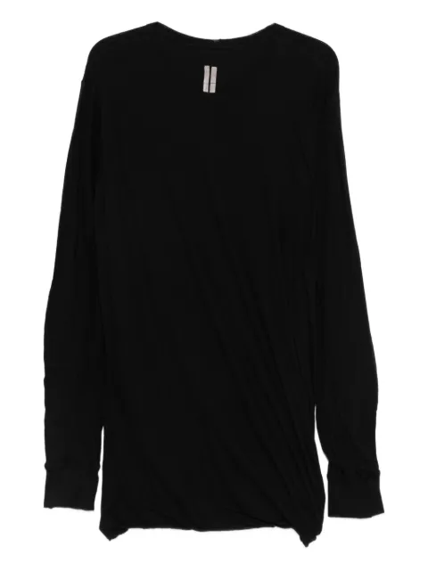 Rick Owens Jumbo Double long-sleeved T-shirt Black RU01F2258UCDB