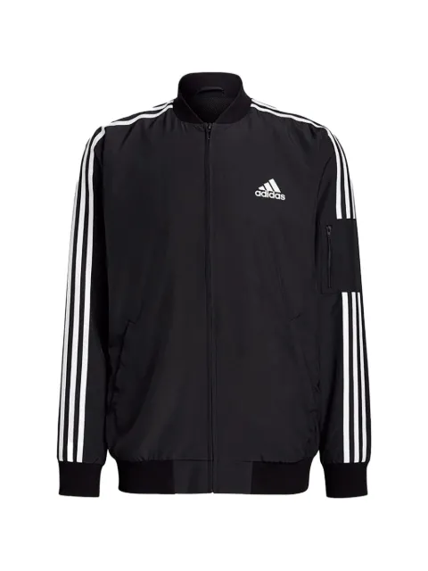 adidas Essentials Woven 3-Stripes jacket Black GV5254