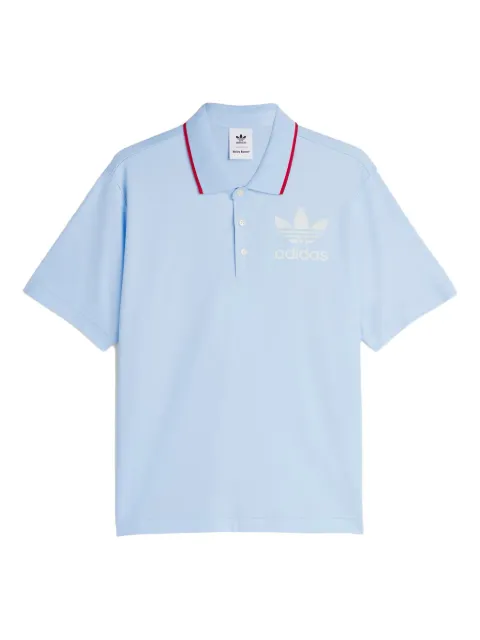 adidas x Wales Bonner short-sleeve polo shirt Blue JJ2943