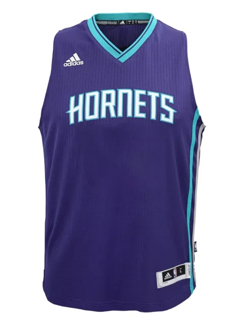 adidas logo-print vest Purple H82306