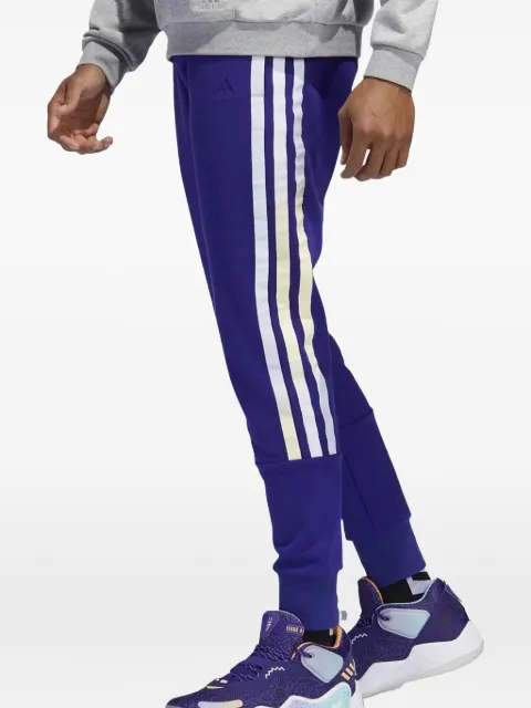 adidas Donovan Mitchell stripe track pants Purple HB6768