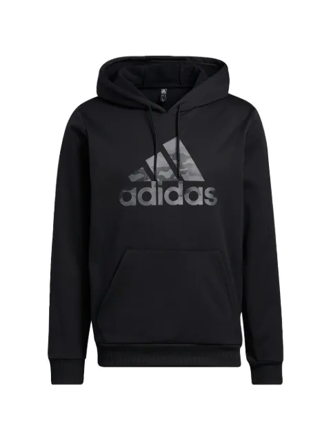 adidas camouflage-print hoodie Black H50406