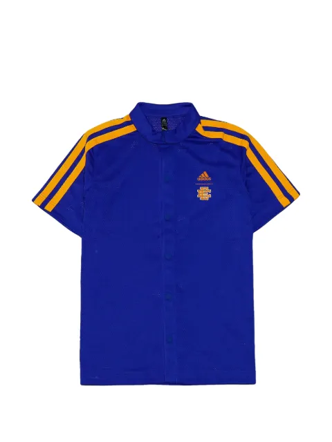 adidas x Hoops Summer Eric Emanuel stripe T-shirt Blue H48542