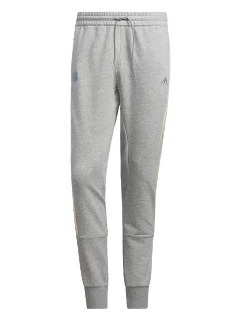 adidas logo-embroidere track pants Grey HB6767