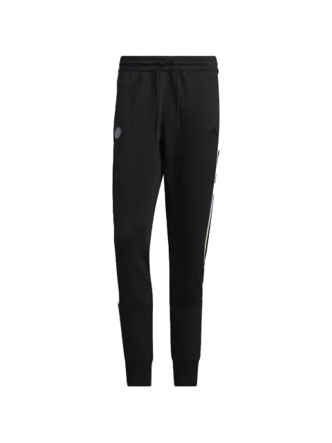 adidas x Donovan Mitchell striped track pants Black HB6766