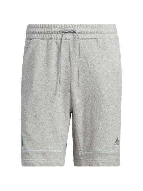 adidas Donovan Mitchell side-stripe track shorts Grey HB6764