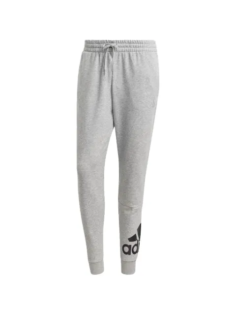 adidas Essentials tapered-cuff logo track pants Grey GK8978