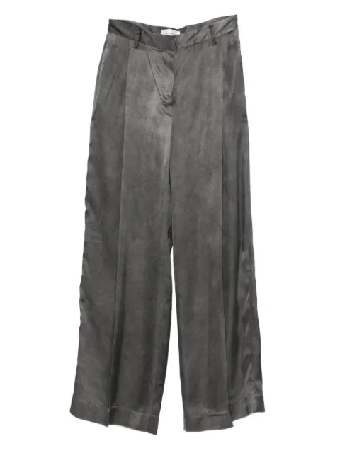 Christian Wijnants Pama pleated satin trousers Grey PAMA8623