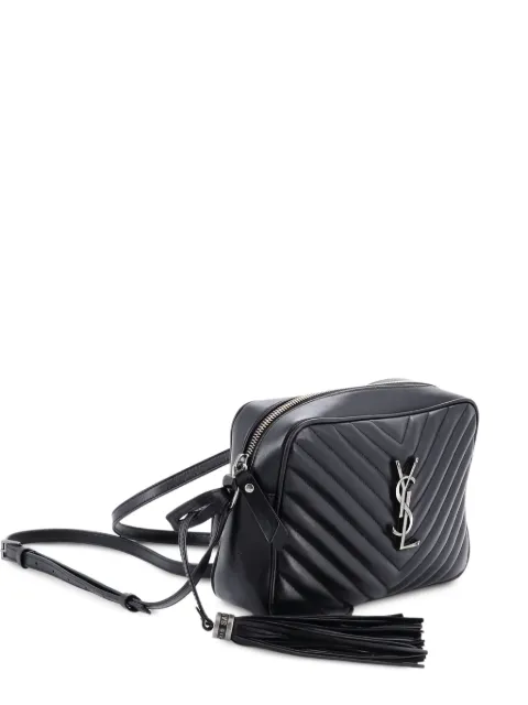Saint Laurent Pre-Owned Lou Camera Bag Matelasse Chevron Leather Small crossbody bag Black S2P0YLZKZ2IRH17X