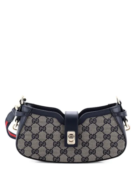 Gucci Pre-Owned Moon Side GG Canvas Mini shoulder bag Blue N5G87IKKG0HFJYXB