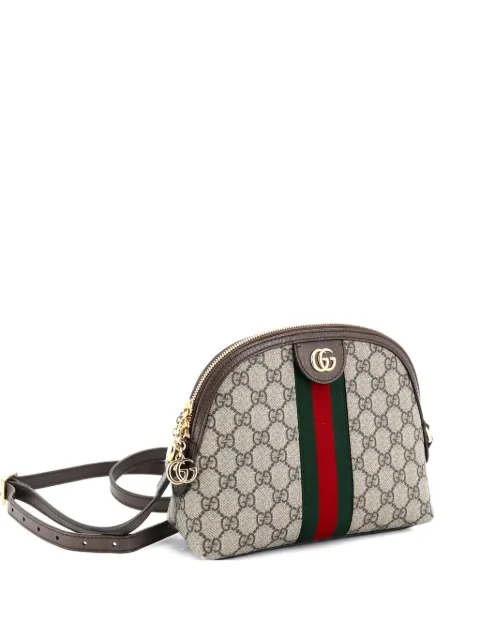 Gucci Pre-Owned Ophidia Dome GG Coated Canvas Small shoulder bag Brown OMOY34FEU0YJJ0P8