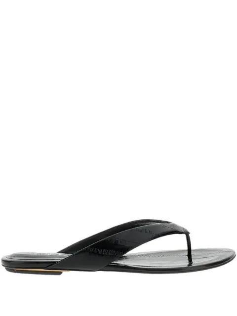 Le Monde Beryl thong-strap flat sandals Black FTSEELBLABLACK