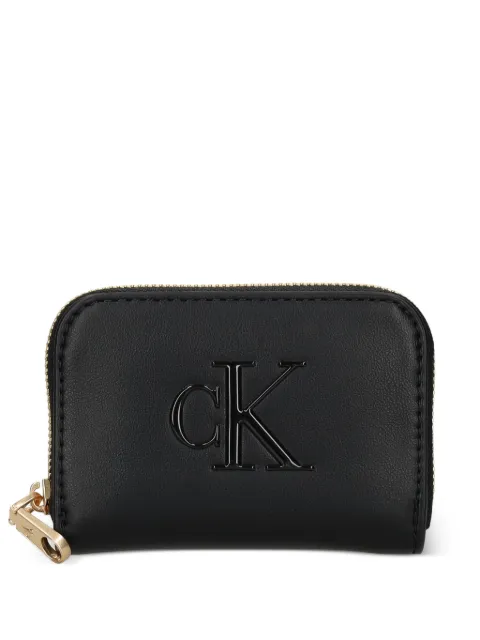 Calvin Klein embossed-logo wallet Black LV04F1154GUB1