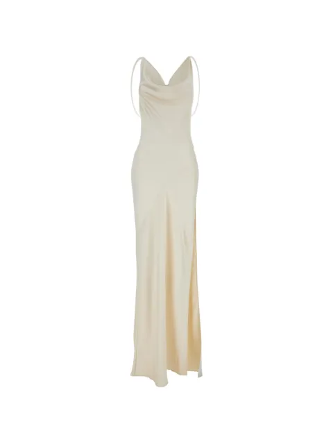 THE ANDAMANE cowl-neck slip dress Neutrals T190157ATNP229111