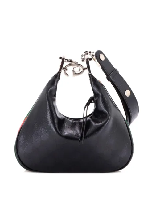 Gucci Pre-Owned Attache Shoulder Bag Leather Small crossbody bag Black 0TA67T3WA6C4B0LL