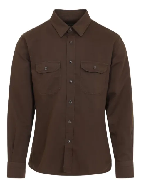 TOM FORD pocket shirt Brown HME001FMC295