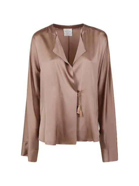 Forte Forte tie-fastening shirt Neutrals 14579MYSHIRT