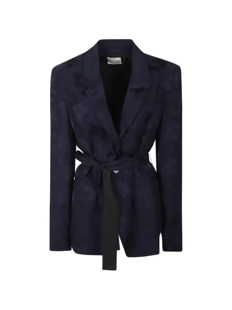 Forte Forte floral-jacquard blazer Blue 145565015