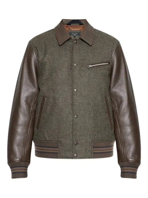rag & bone checked jacket Brown RV2E25H0MWO