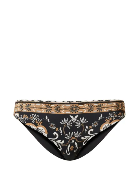 TWINSET bikini bottom with foulard print Black 261LBMQ66