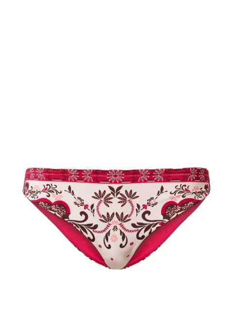 TWINSET bikini bottom with foulard print Pink 261LBMQ66