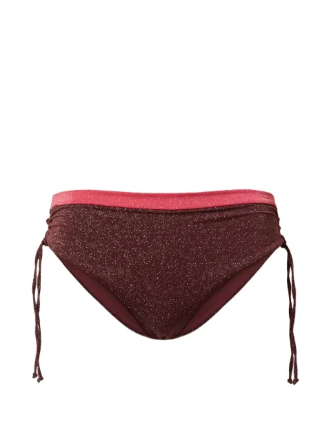 TWINSET two-tone bikini briefs with lurex Purple 261LBME99