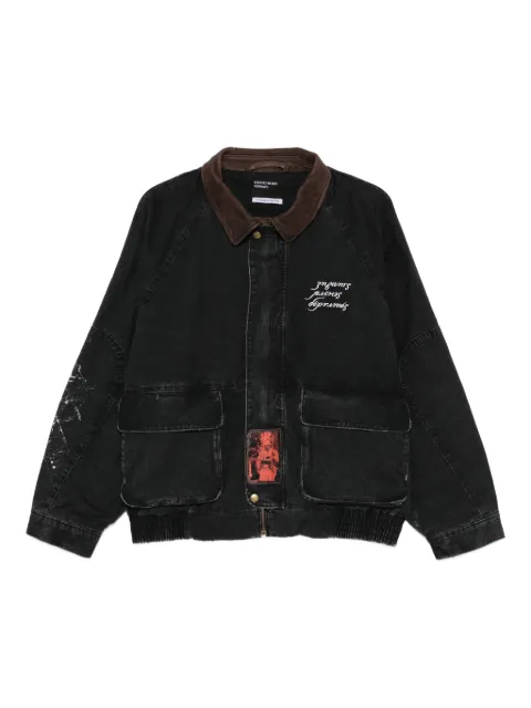 Enfants Riches Déprimés graphic-print bomber jacket Black 030558