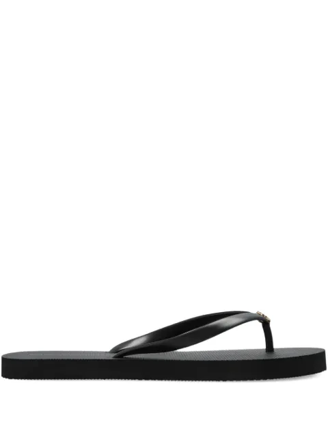 Melissa Odabash logo-detail flip flops Black FLIPFLOPBLACK