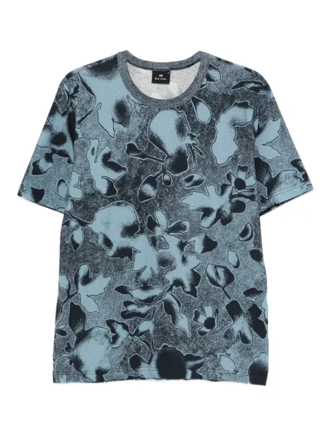 PS Paul Smith floral-print T-shirt Blue M2R220XV22588