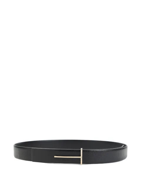 TOM FORD Slim T buckle belt Black WB338LGO033P