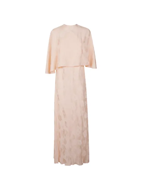 Forte Forte floral-jacquard maxi dress Pink 145610131