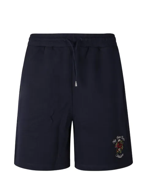 Drôle De Monsieur embroidered-logo track shorts Blue JBS180CO127NY