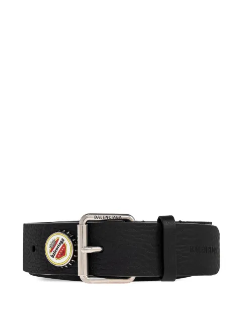 Balenciaga bottle-cap-embellished bag strap Black 8472642AB6I