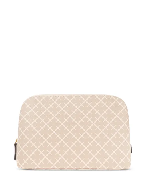 By Malene Birger geometric-pattern make up bag Neutrals 101732