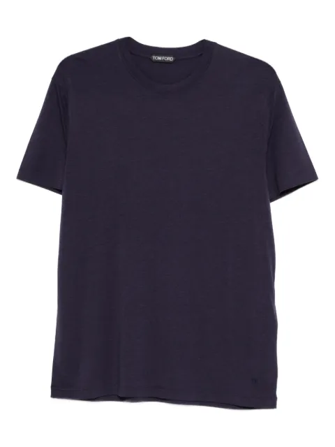 TOM FORD crew-neck T-shirt Blue JCS004JMT012