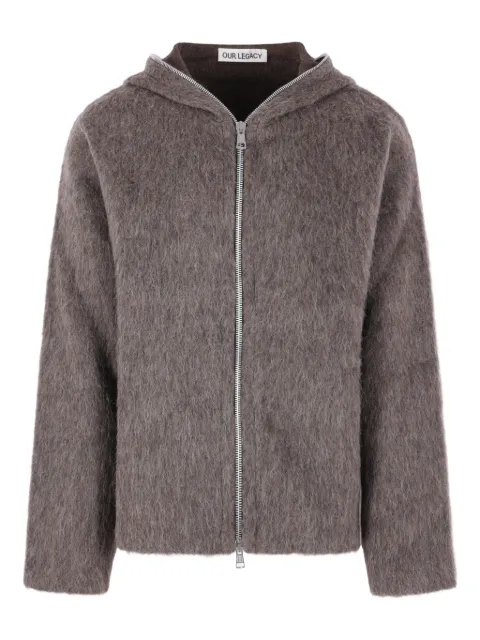 OUR LEGACY hooded zipped cardigan Neutrals M2266FM