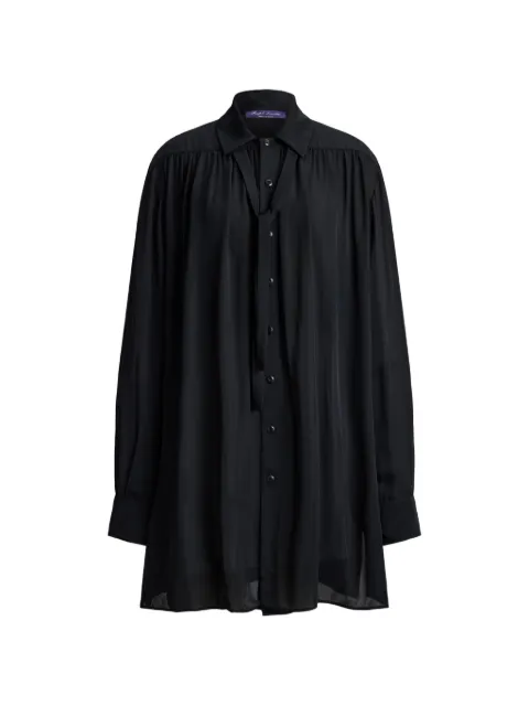 Ralph Lauren Collection Karmen satin shirt Black 290P16138001
