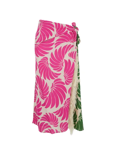 FARM Rio Banana Wings midi skirt Pink 34467826014